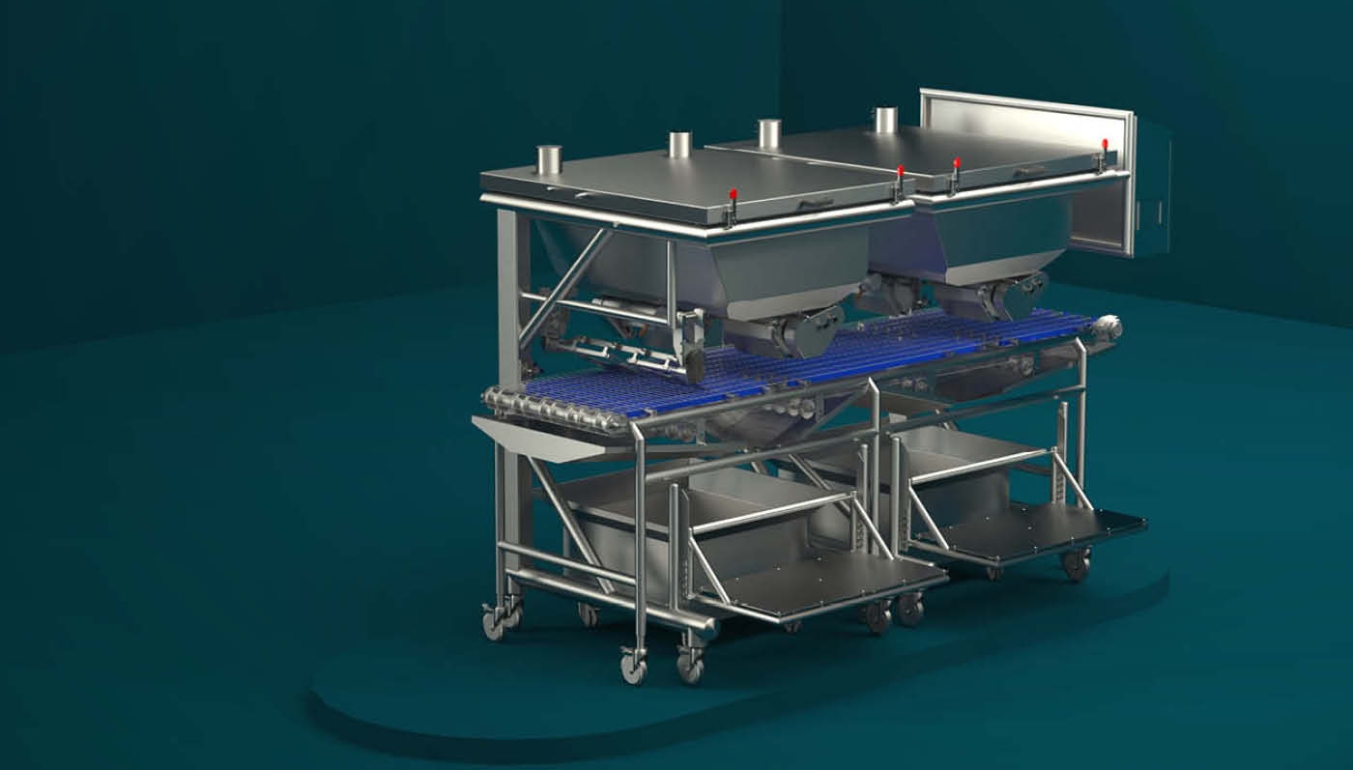 Norbech dry-salting unit with room for both salt and spices.
